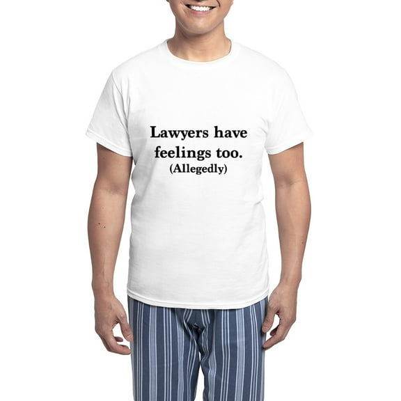 CafePress - Lawyers Have Feelings Too Pajamas - Men's Light Loose Fit Cotton Pajama Set