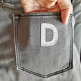 thumbnail image 2 of Clearance! Iron Cobble On Clothes AZ Sew Decorative Letter Cobble Glitter Letters Applique Rhinestone Pearl English Letters For DIY Craft Supplies, 2 of 4
