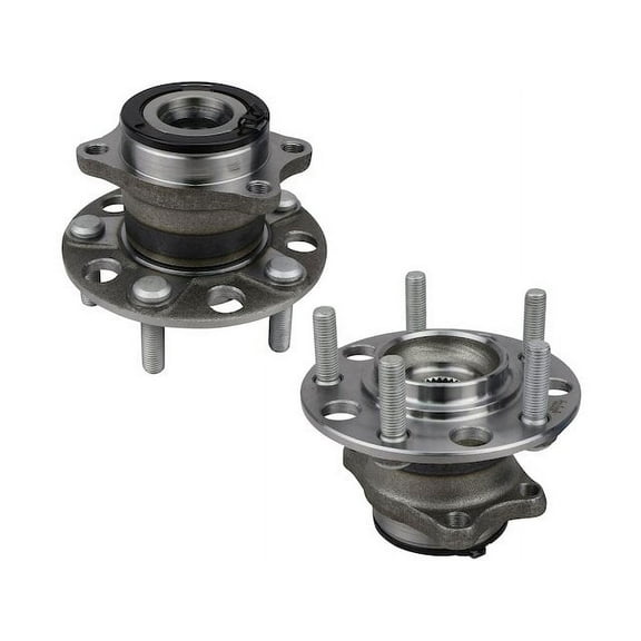 Rear Wheel Bearing Hub Assembly - Set of 2 - Compatible with 2007 - 2017 Jeep Patriot 4WD 2008 2009 2010 2011 2012 2013 2014 2015 2016