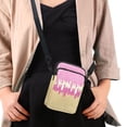 thumbnail image 4 of HELLHERO Polyester Crossbody Sling Bag Double Layer Daily Commute or Casual Outings with Zipper, Ice Cream Print, 4 of 7
