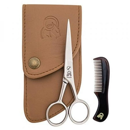 Beard Mustache Scissors With Comb For Precise Hair T Beard Mustache Scissors With Comb For Precise Hair T Sharpness And Stainless Steel