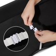thumbnail image 5 of Restaurant bench cover stretch elastic fabric covered bench seat cushion cover kitchen restaurant bench seat protection cover (black, medium), 5 of 5