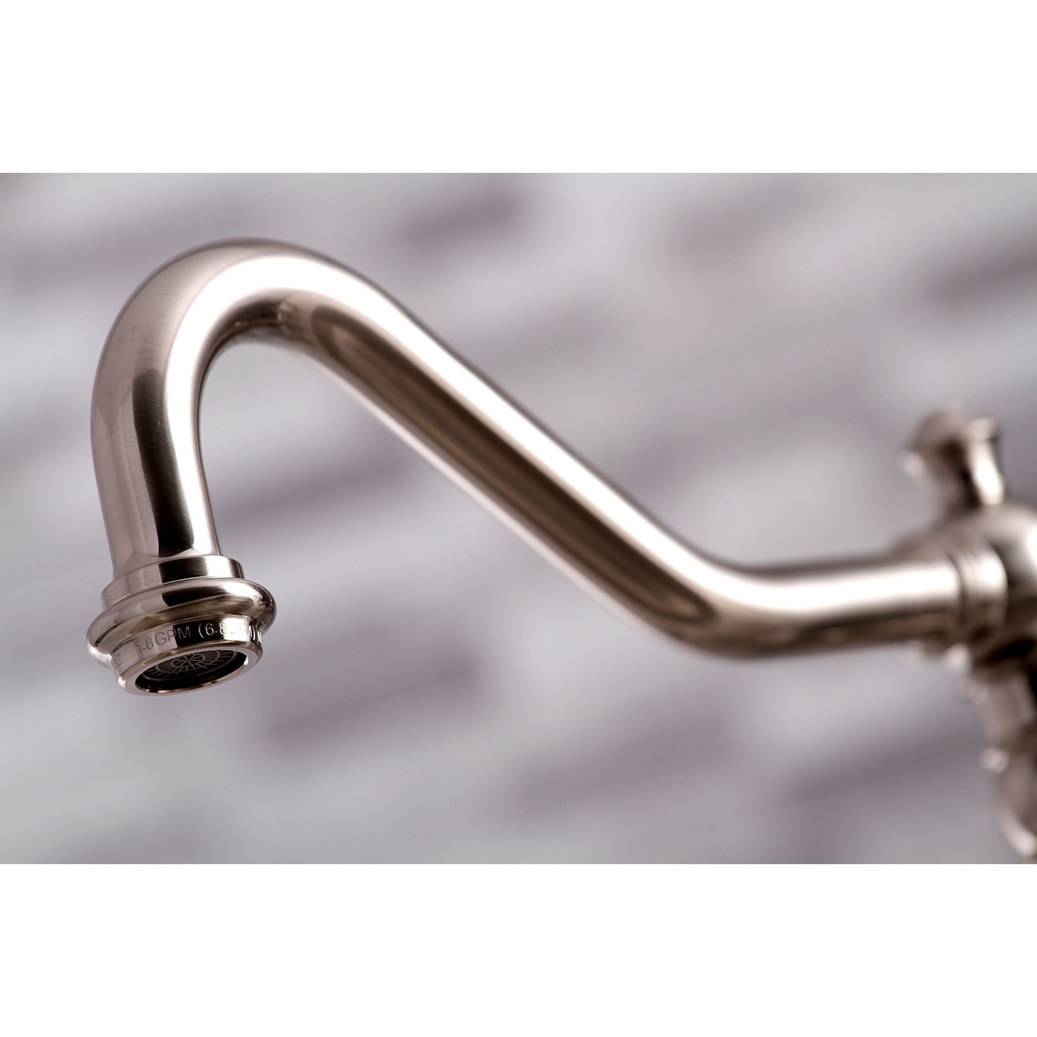 Kingston Brass KS3278ALBS Kitchen Faucet with Side Sprayer, Brushed Nickel