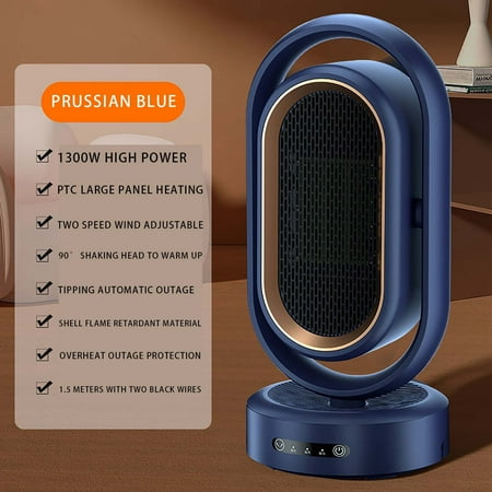 

Multi Function Heater 90 Rotation Adjustable Wind Direction Dual Speed Control Tipping Automatic Power Off Remote Control Sync Suitable For Any Setup