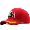 thumbnail image 1 of Gorra de béisbol de algodón con bandera de águila bordada, unisex, 54-60 cm, 1 of 2