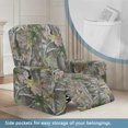 thumbnail image 3 of Yuyamidu Camo Reclining Chair Covers 4 Pieces Stretch Recliner Couch Protector for Living Room Easy to Install Slip Covers for Recliners with Arms Gift for Friends, 3 of 8
