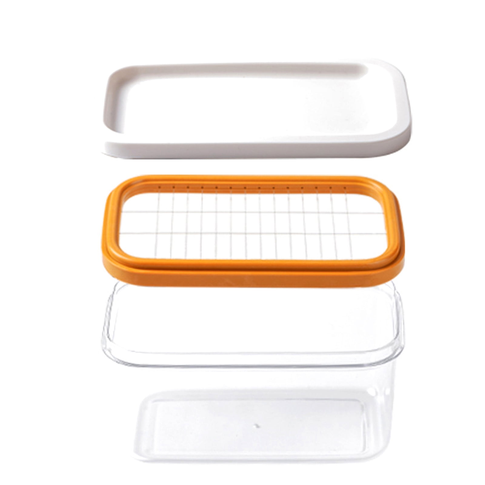 Yesbay Butter Box Good Sealing Easy Cutting Visible Single Layer/Dual