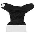 thumbnail image 1 of OULII 1Pcs Couche Adulte Lavable Noir PUL Ajustable Attache-Pression Femmes, 1 of 6