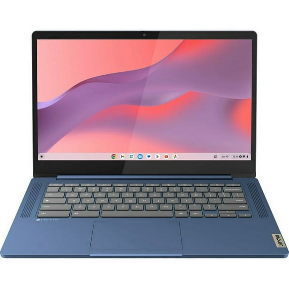 Lenovo Ideapad Slim 3 Chromebook 14" Écran Tactile Ordinateur Portable FHD (mediatek 8186, 4gb ram, 64gb emcc, chrome os) - abyss blue (82XJ0000US)