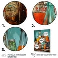 thumbnail image 3 of Designart "Pop Art 1950S Soda EFlow I" Modern Floater Framed Canvas Wall Art, 3 of 7