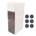 thumbnail image 2 of Slim Plastic Storage Cabinet, Drawer Style Multifunctional Storage Box with Wheels, Easy Access for Rice Food, Ideal for Kitchen Organization, 2 of 7