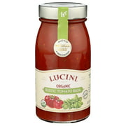 Lucini Italia Organic Rustic Tomato Basil Sauce 25.5 oz. Jar