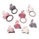 thumbnail image 1 of 8pcs Rabbit Stretch Hair Ties and Hairpins Elastic Hair Ring Ponytail Holders Barrettes Hair Accessories for Kids Girls (Random Color), 1 of 3