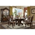 thumbnail image 5 of ACME Versailles Faux Leather  Upholstered Side Chair in Cherry, 5 of 5