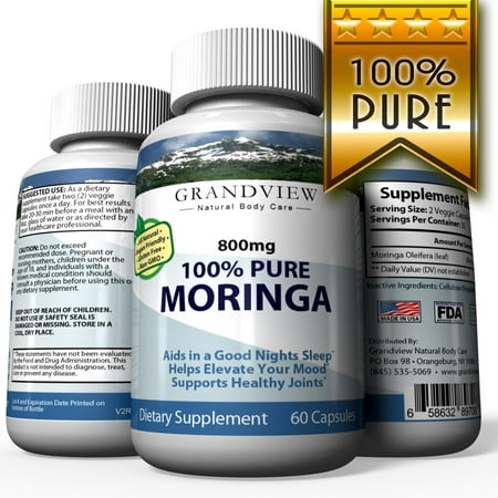 Moringa Oleifera (Leaf) - Helps Normalize Blood Sugar Supports More Restful Sleep Reduces Joint Pain and Stiffness Helps You Relax and Elevates Mood Reduces (Best Way To Reduce Blood Sugar)