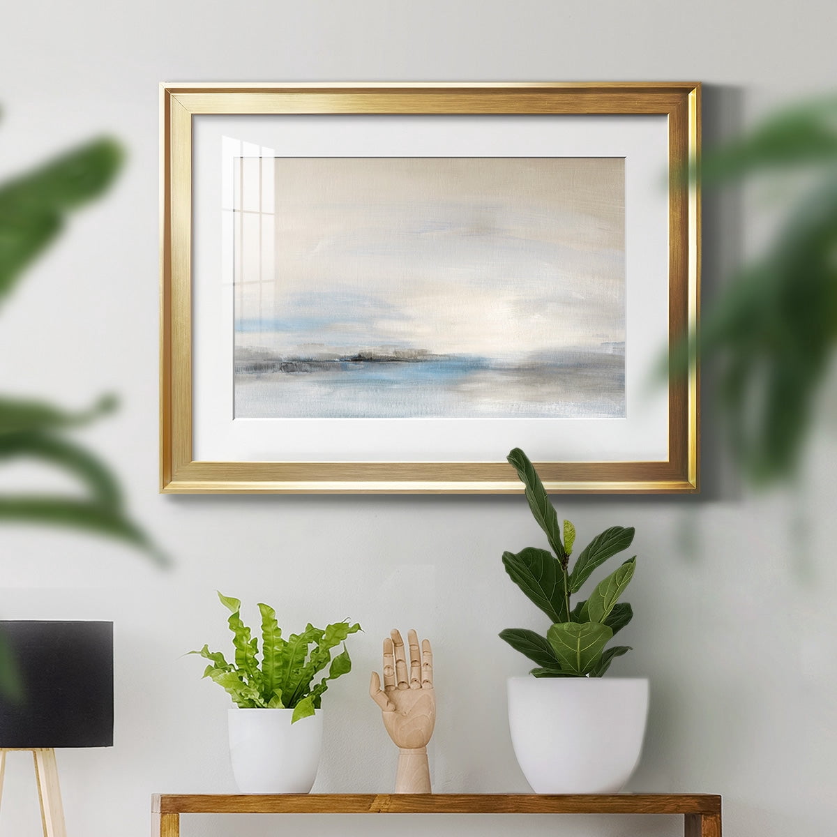 Soft Distance Premium Framed Print - Ready to Hang