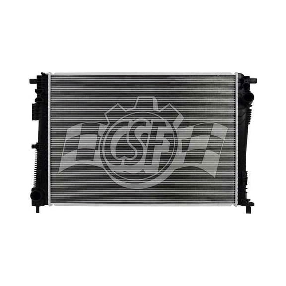 CSF 3810 1 Row Plastic Tank Aluminum Core Radiator