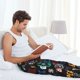 thumbnail image 5 of Balery Basketball Pantalones de pijama para hombre, pijama ultraligero, pantalón de descanso-3X-Large, 5 of 6