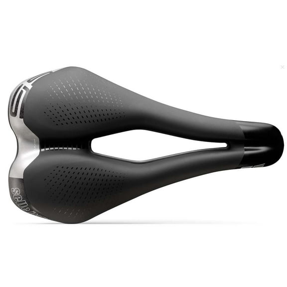 Selle Italia S 5 Lady Superflow Saddle - Black 160mm Width Chromoly Rails
