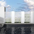 thumbnail image 2 of MAYEERTY 72×47" Outdoor White Metal Privacy Panel Screen for Backyard & Garden, Bamboo Leaf Pattern, 2 of 7