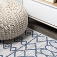 thumbnail image 6 of JONATHAN Y SANTA MONICA 2 x 10 Runner Rug, Kafel Tribal Bohemian - Ivory/Blue, SMB130C-210, 6 of 10