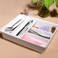 thumbnail image 6 of Double Layer Fork Knife Holder Drawer Tableware Storage Box Organizer for Home Office, 6 of 8