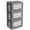 Dark Gray-15.7x11.8x11.8inch(36L), variant on Storage Chest Beige 15.7x11.8x9.8inch(30L) 3 Pack Foldable Stackable Fabric Organizer