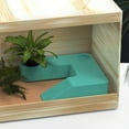 thumbnail image 4 of OUNONA Turtle Tank Turtle Basking Platform ABS Sky Blue Sunbathing 1Pack, 4 of 8