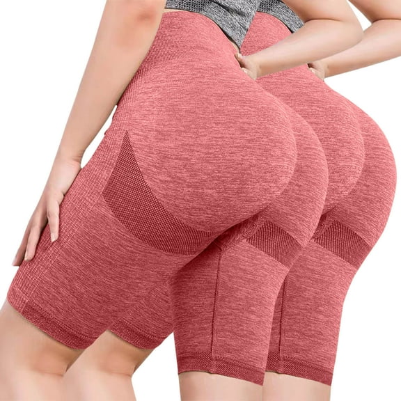 Butt Sculpting Leggings for Women High Compression Yoga Shorts 4-Way Stretch Seamless Tummy Control Gym Hiking Travel Lightweight Sporting Shorts