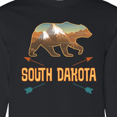 thumbnail image 4 of Inktastic South Dakota Vacation Bear Silhouette Long Sleeve T-Shirt, 4 of 5