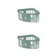thumbnail image 1 of Billuyoard Estante de almacenamiento Triangular Autoadhesivo Autodrenante Organizador sin taladro Interior Casa Cocina Baño Organizador Titular Verde 2Conjunto, 1 of 6