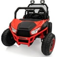 thumbnail image 4 of Sakiyr 24V 2-Seater Ride-On UTV for Kids, Off-Road Powered Wheels with Music, Remote Control, 400W Motor, 3 Speeds,20" Seat – Ideal Gift for Boys & Girls, 4 of 8