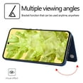thumbnail image 2 of For Google Pixel 8 Pro Wallet Case with Card Holder, Premium PU Leather Kickstand Credit Card Slots Case,[RFID Blocking] Double Magnetic Clasp Back Flip Durable Shockproof Cover, Darkblue, 2 of 10