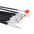 thumbnail image 2 of 15pcs Nail Art Design Painting Drawing Dotting Pen Brush DIY Tool Set (Black), 2 of 3