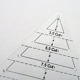 HERFIER Patchwork Ruler 60 Degree Triangle Quilting Ruler Patchwork ...