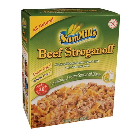 Sam Mills Dinner Kits - Beef Stroganoff - pack of 6 - 5.8