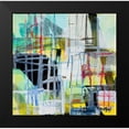 thumbnail image 2 of Maria, Robin 12x12 Black Modern Framed Museum Art Print Titled - Gio Grid II, 2 of 5