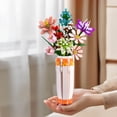 thumbnail image 6 of MACTANO Vase Building Block Set, Orange Flower Vase Bricks Kit Plastic Toy Gift for Adult, 6 of 7