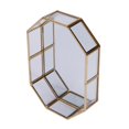 thumbnail image 4 of Nordic Style Glass Copper Geometry Storage Baskets Box Simplicity Style Home Organizer For Jewelry Necklace Dessert Plate(S), 4 of 5