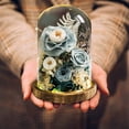 thumbnail image 4 of Infinity Rose Eternal Rose Flower Glass Cover with Led Light Preserved Real Infinity Glass Dome Romantic Home Decor Bedroom Light Long-lasting, 4 of 8