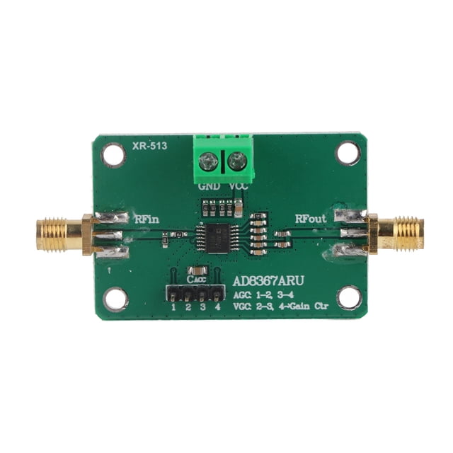 Amplificador de FI con control automático de ganancia de 0,1 a 500 MHz, amplificador de frecuencia intermedia para receptor de 2,7 a 5,5 V