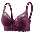 thumbnail image 7 of Gytharion Women's Thin Lace Bras Underwire Push Up Lifting Anti-sagging Underwear Bras Full Coverage Adjustable Straps Everyday Bras, 7 of 7