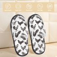 thumbnail image 2 of Balery Funny Chicken Pantuflas de Casa de Felpa Silenciosas con Diseño Estampado, Zapatillas Cómodas Antideslizantes de Algodón para Interior-Large, 2 of 8