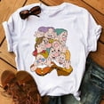 thumbnail image 3 of Camiseta Kawaii de Disney con dibujos animados de princesas Blancanieves para mujer, Camisetas estampadas de los siete enanitos, camisetas Unisex, camisetas para mujer, 3 of 5