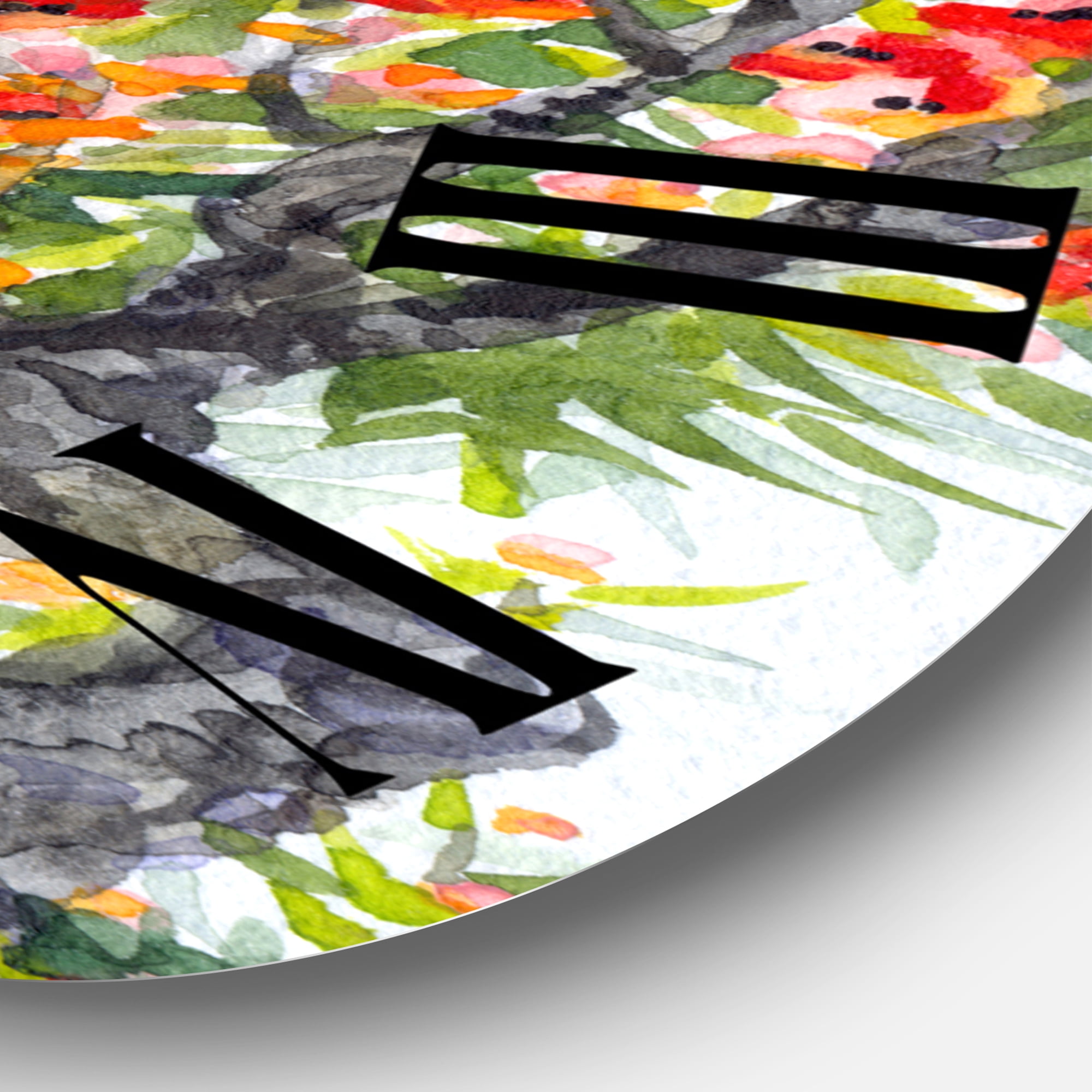 Designart 1 in Quartz Traditional Wall Clock