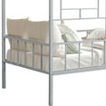 thumbnail image 5 of Furniture of America Trusten Kids House Design Silver Twin Loft Bed, 5 of 5