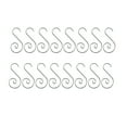 thumbnail image 2 of 20 Pcs Metal S-shaped Hook Rack Mini Multi-purpose Metal S Shape Hooks Christmas Tree Holder Decoration Stainless Steel Hook, 2 of 8