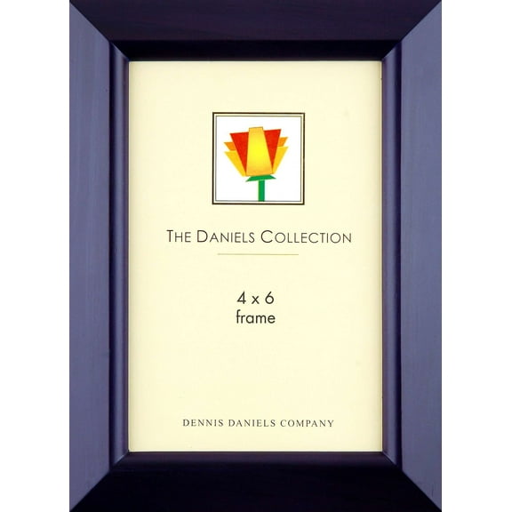 DIAMOND POINT bevel classic in blue-stain oak by Dennis Daniels - 4x6