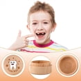 thumbnail image 4 of Caja de Hadas Tallada, Caja de Almacenamiento de Dientes de Madera para Contenedor de Dientes Perdidos, Soporte para Dientes para Niños, Niñas, Cumpleaños, 4 of 5