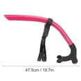 thumbnail image 1 of Embout de Tuba en Silicone, PVC avec Boucle Réglable et Support de Rangement, Confortable et Facile à Nettoyer, Options Rose et Rouge, 18.7 Po, 1 of 7